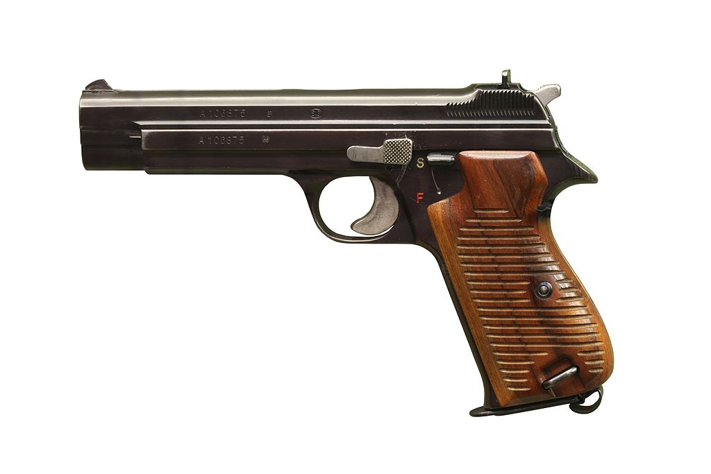 SIG P210 (Swiss Army P.49), Wikimedia image by user Rama